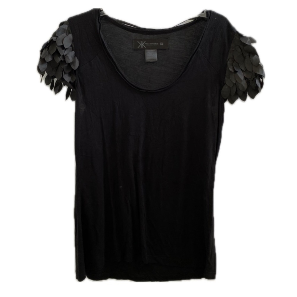Kardashian Black Shirt Women's Size: X-Large